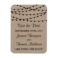 Het Rustic Kraft String Lights Wedding Collectie