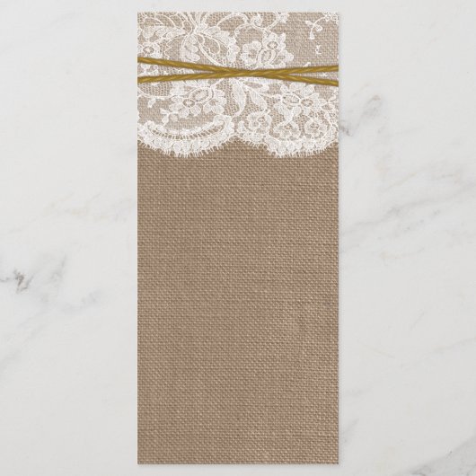 Het Rustic Sunflower Wedding Collectie Menu Kaart (Achterkant)