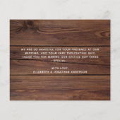 Het Rustic van de begroting het Berichten van de L (Achterkant)