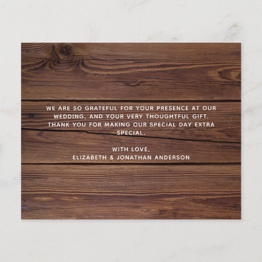 Het Rustic van de begroting het Berichten van de L (Achterkant)