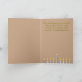 Het Rustieke Art deco (Gepersonaliseerde) MashUp Feestdagen Kaart (Binnen)