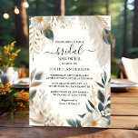 Het rustieke Aziatische Sky Cloud Peacock Vrijgeze Kaart<br><div class="desc">Verhoog je vrijgezellenfeest met "The Rustic Asian Sky Cloud Peacock Bridal Shower Invitation"! Geïnspireerd door serene Aziatische landschappen, vangt deze uitnodiging de essentie van rustieke charme en elegantie. Met rustige wolken en een sierlijke pauw, zet het de perfecte toon voor een onvergetelijke viering. Mis deze unieke mix van schoonheid en...</div>