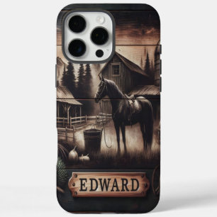 Het rustieke Boerderij van Edward iPhone 16 Pro Max Hoesje