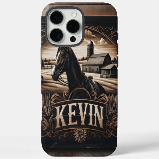 Het rustieke Boerderij van Kevin Case-Mate iPhone Case (Achterkant)