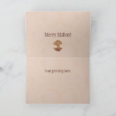 Het Rustieke Bos van Equinox Mabon van de Herfst Feestdagen Kaart (Binnen)