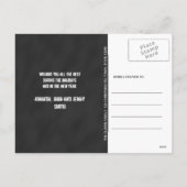 Het rustieke Briefkaart van de Vakantie van de (Achterkant)