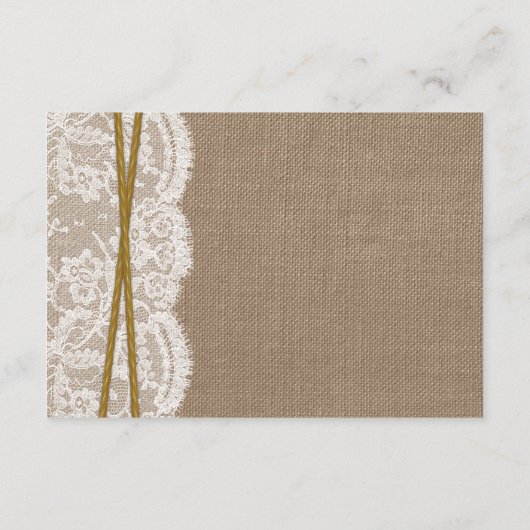 Het rustieke Hoefijzer bruiloft Collectie Detail Informatiekaartje (Achterkant)