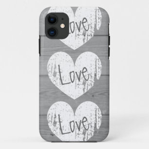 Het rustieke houten hoesje van de korrelTelefoon