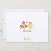 Het rustieke Huwelijk van het Boerderij van het Save The Date (Achterkant)