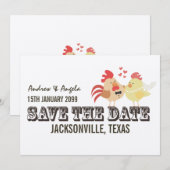 Het rustieke Huwelijk van het Boerderij van het Save The Date (Voorkant / Achterkant)