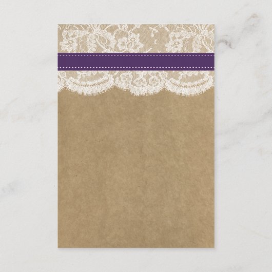 Het rustieke Kraft Zonnebloem Bruiloft Collectie Informatiekaartje (Achterkant)