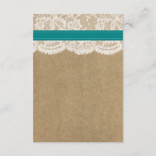 Het rustieke Kraft Zonnebloem Bruiloft Collectie Informatiekaartje (Achterkant)