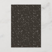 Het rustieke Tussenvoegsel van de Aanpassing van Informatiekaartje (Achterkant)