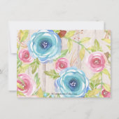 Het Rustige Licht van het Hout van het land sparen Kaart (Achterkant)