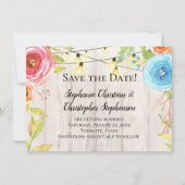 Het Rustige Licht van het Hout van het land sparen Kaart (Voorkant)