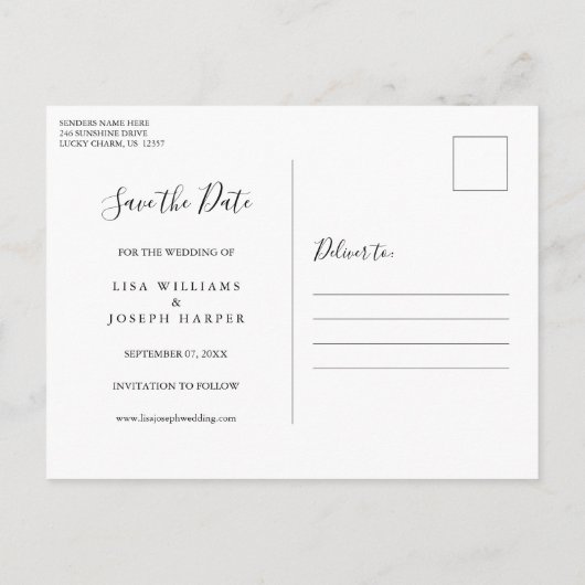 Het Rustige Manuscript van het Land van het Hout s Briefkaart (Achterkant)