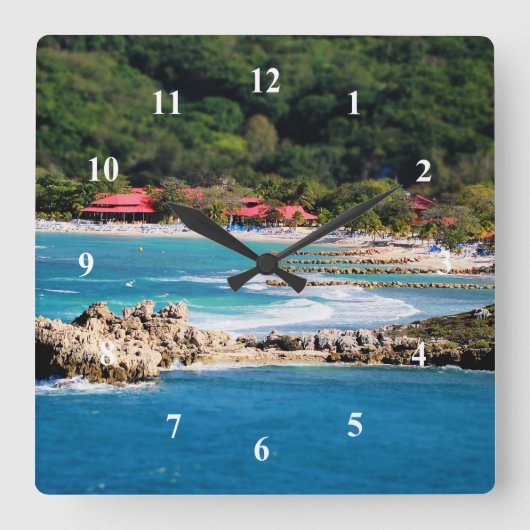Het rustige Paradijs Labadee Haïti van het Eiland Vierkante Klok (Voorkant)