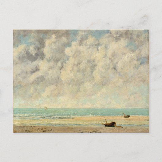 Het rustige Zee van Courbet Briefkaart (Voorkant)