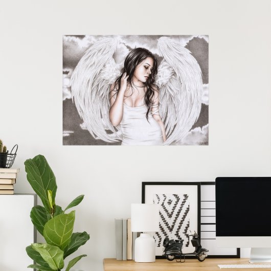 Het Sad Angel-Poster Poster (Thuiskantoor)