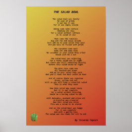 Het Salad Bowl-Poster Poster