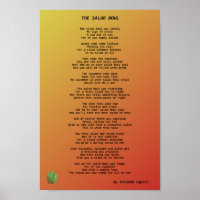 Het Salad Bowl-Poster