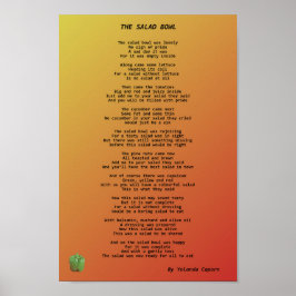 Het Salad Bowl-Poster Poster