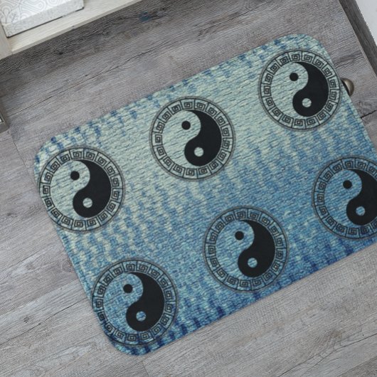 Het saldo: Ba Gua, acht trigrammen yin yang TCM Badmat