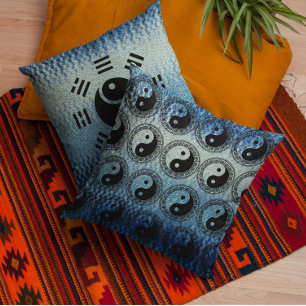 Het saldo: Ba Gua, acht trigrammen yin yang TCM Kussen