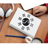 Het saldo: Ba Gua, acht trigrammen yin yang TCM Notitieboek