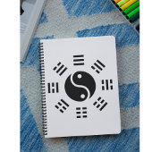 Het saldo: Ba Gua, acht trigrammen yin yang TCM Notitieboek