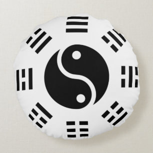 Het saldo: Ba Gua, acht trigrammen yin yang TCM Rond Kussen