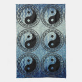 Het saldo: Ba Gua, acht trigrammen yin yang TCM Theedoek (Verticaal)