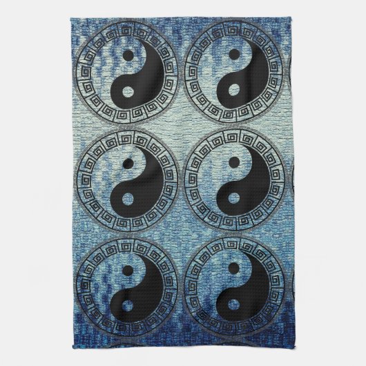 Het saldo: Ba Gua, acht trigrammen yin yang TCM Theedoek (Verticaal)