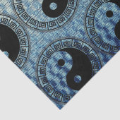 Het saldo: Ba Gua, acht trigrammen yin yang TCM Tissuepapier (Detail)