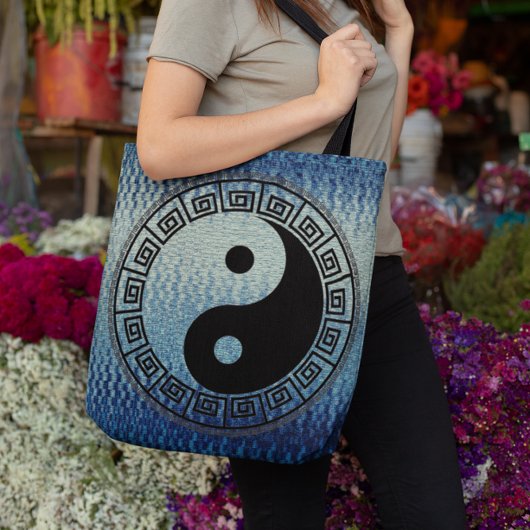 Het saldo: Ba Gua, acht trigrammen yin yang TCM Tote Bag