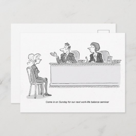 Het Saldo van het Leven van het werk Feestdagenkaart (Voorkant / Achterkant)