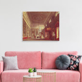 Het Saloon, Buckingham Palace Canvas Afdruk (Insitu (Woonkamer))
