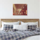 Het Saloon, Buckingham Palace Canvas Afdruk (Insitu (Slaapkamer))