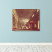 Het Saloon, Buckingham Palace Canvas Afdruk (Insitu (Houten vloer))