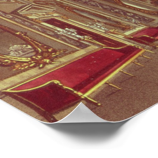 Het Saloon, Buckingham Palace Poster (Hoek)