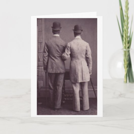 Het samen voor altijd Mannelijke Vrolijke Kaart (Voorkant)