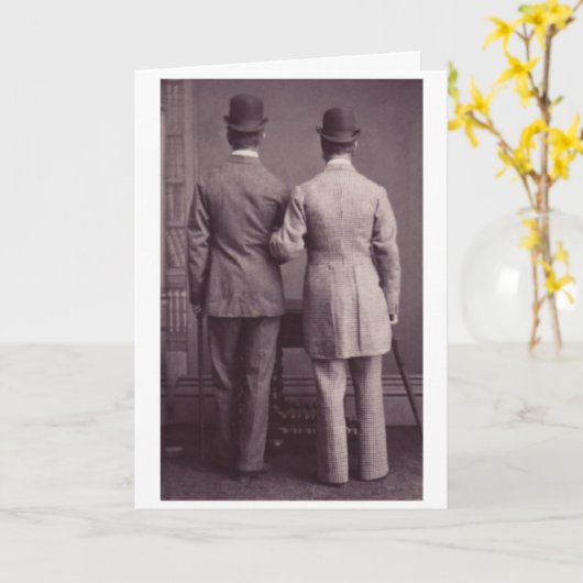 Het samen voor altijd Mannelijke Vrolijke Kaart (Gele Bloem)