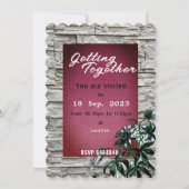 Het samenbrengen nodigt Uitnodiging uit (Voorkant)