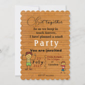 Het samenbrengen nodigt Uitnodiging uit (Voorkant)