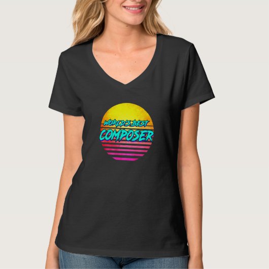 Het samenstellen van ideale werelden Beste componi T-shirt (Voorkant)