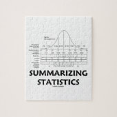 Het samenvatten van Statistieken (de Distributie v Legpuzzel (Verticaal)