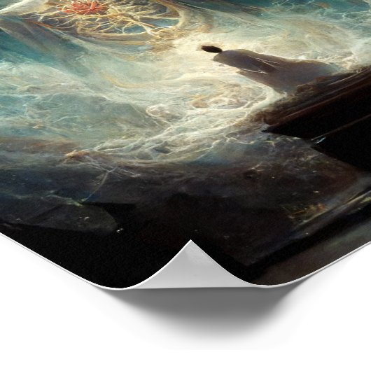 Het samenvattende Fantasy Sci-Fi Art Poster (Hoek)