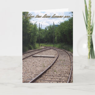 Het samenvoegen van spoorweg twee levens wordt één kaart