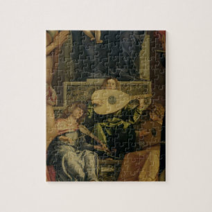 Het San Giobbe Altarstuk, detail van engelen die s Legpuzzel