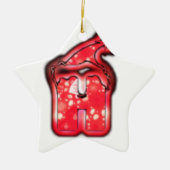 Het Santa Hat Collectie. Keramisch Ornament (Voorkant)